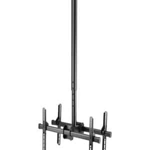 Deltaco ARM-0404 Office Telescopic Double TV Ceiling Mount