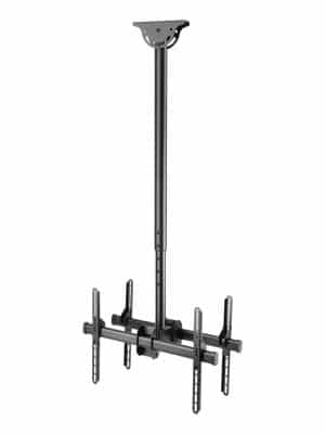 Deltaco ARM-0404 Office Telescopic Double TV Ceiling Mount