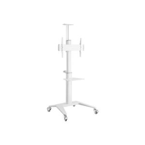 Gembird cart - for TV - with caster wheels - white 70 kg 70" 200 x 200 mm