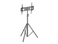 Manhattan TV & Monitor Mount, Tripod Floor Stand, 1 screen, Screen Sizes: 37-65, Black, VESA 200x200 to 600x400mm, Max 35kg, LFD, Lifetime Warranty - Stativ - stativ med ben - for fladt panel - plastik, stål - sort - skærmstørrelse: 37-70 - gulvstående