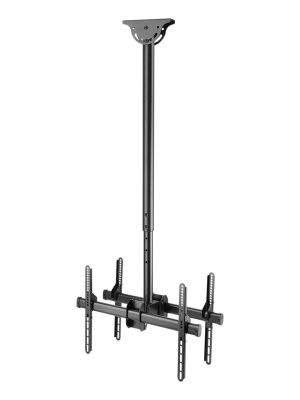 Deltaco ARM-0404 Office Telescopic Double TV Ceiling Mount