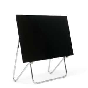 Pedestal Bloom TV Stander - Chrome