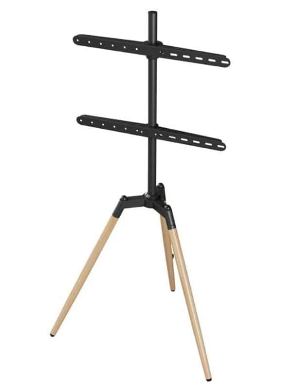 Gembird TV Tripod Gulvstativ - 70° Drejefunktion - Passer til 32-65" - VESA 100x100 - 600x400 - Max 32 kg - Sort 32 kg 65" Fra 100 x 100 mm