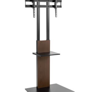 Alterzone Slim 7s gulvstativ med hylde til 37"-70" TV, valnødbrun - Maks - Maks størrelse