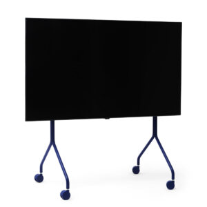 Pedestal Moon Rollin TV Stander - Ultra Marine