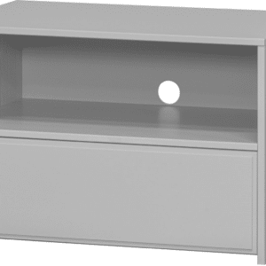 TV-bord / TV-møbel WOOOD Collection, gråt FSC-certificeret slibet fyrretræ, H46xB70xD44 cm